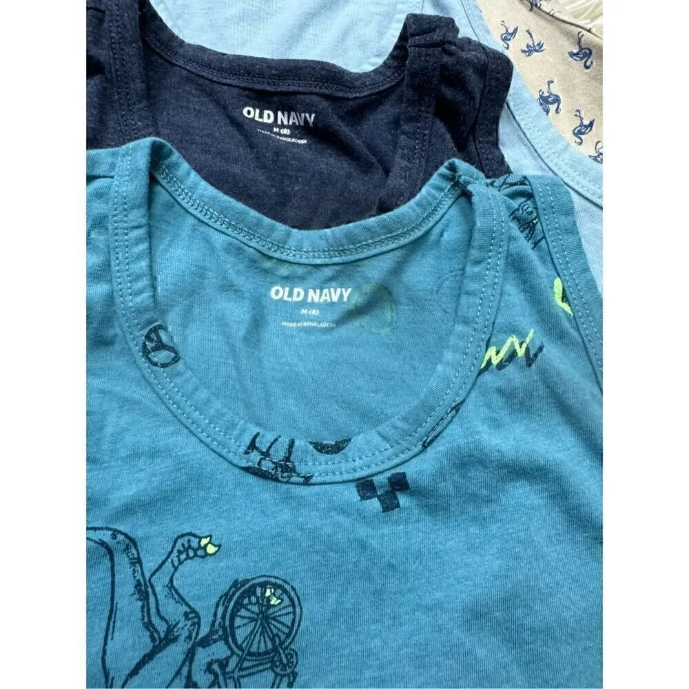 EUC 4 piece Size 8 Boys Tank Top Bundle by Old Navy